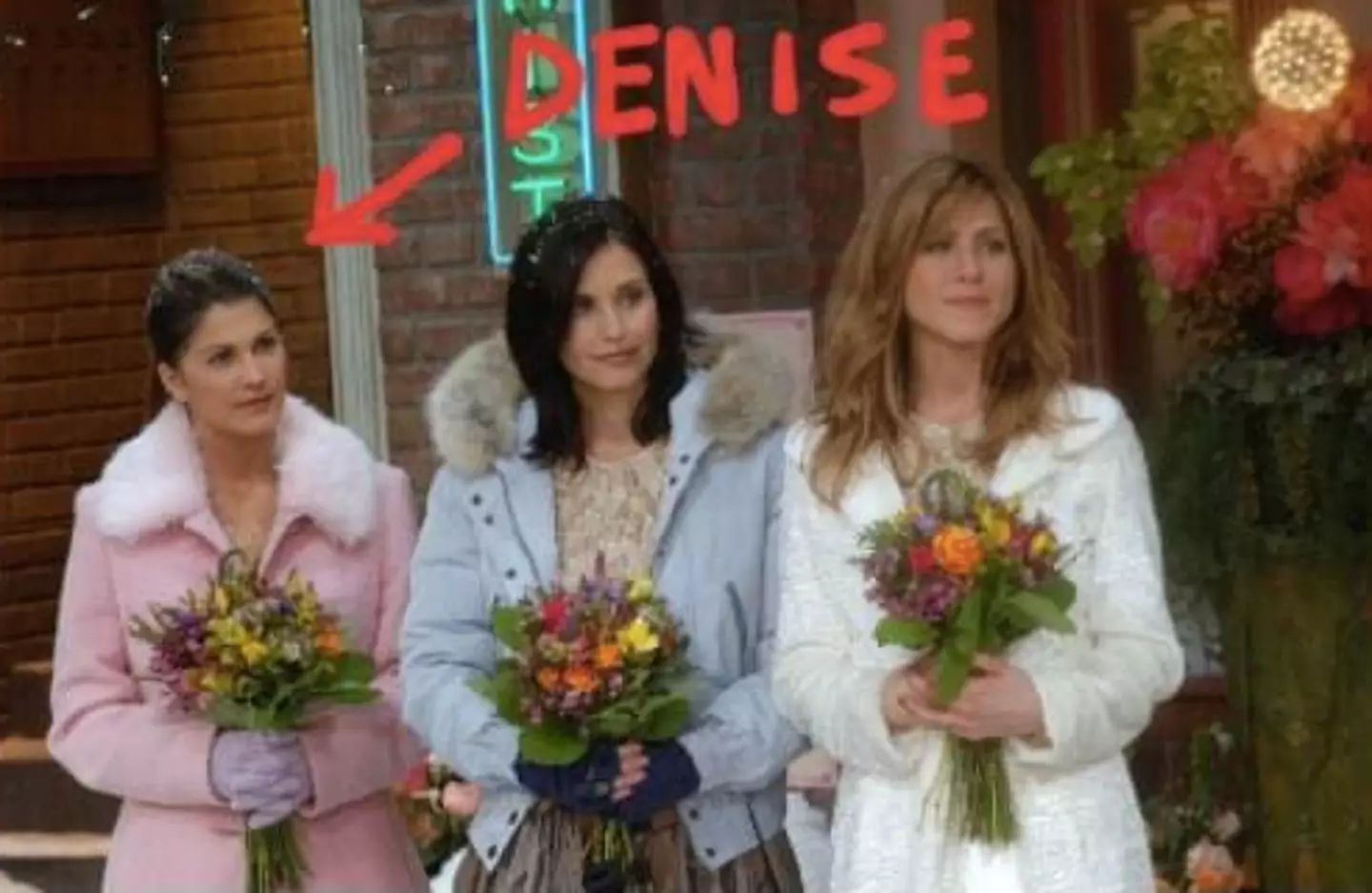 Fans think this member of the bridal party is Denise (