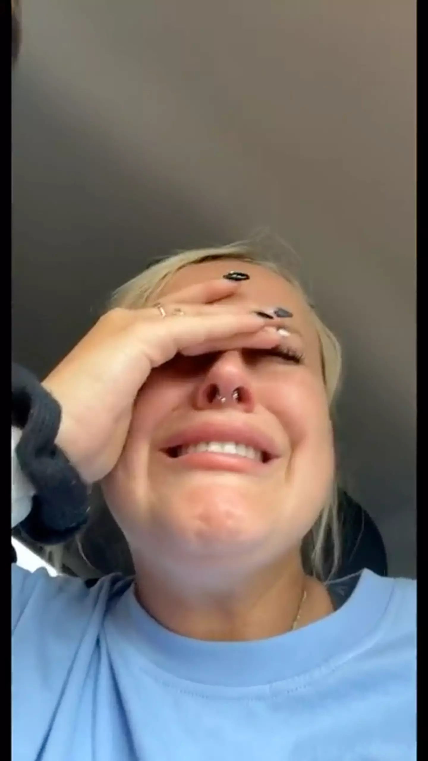 Anicole was not happy (TikTok/@lanicole001)