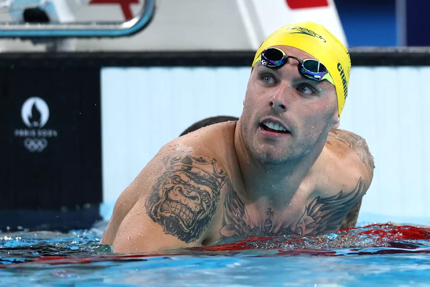 Chalmers competed for Australia in the men's relay swim. (Adam Pretty/Getty Images)