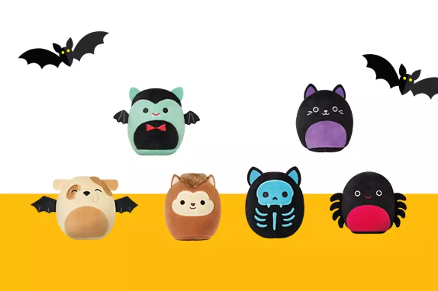 McDonald's has just launched a line of limited-edition Halloween Squishmallows in every Happy Meal.
