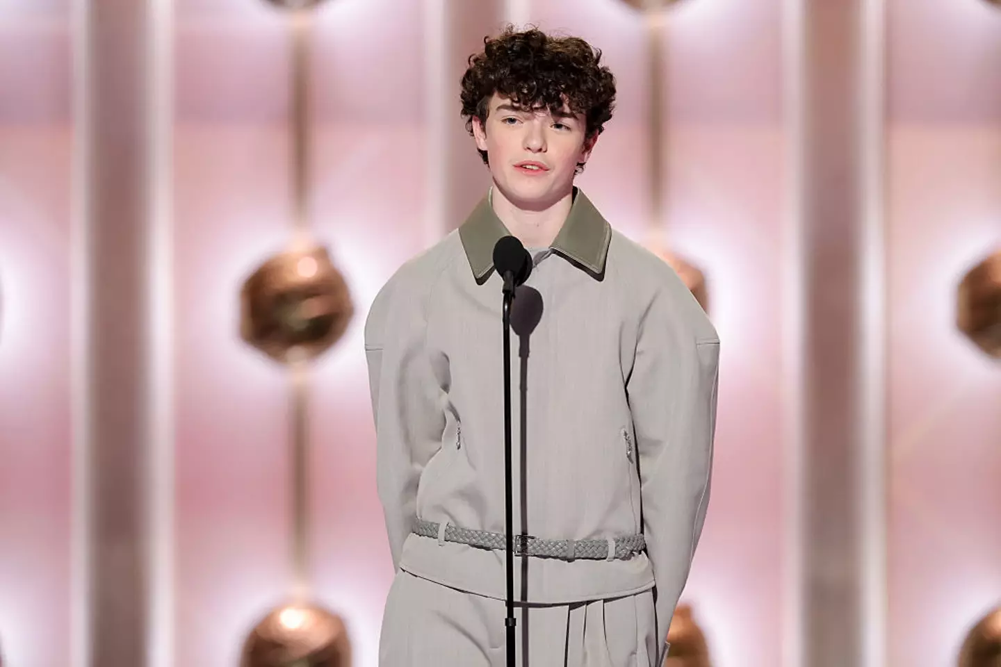 Adolescence star Owen Cooper, 16, has bagged a Golden Globe award this evening (Rich Polk/2026GG / Contributor / Getty Images)