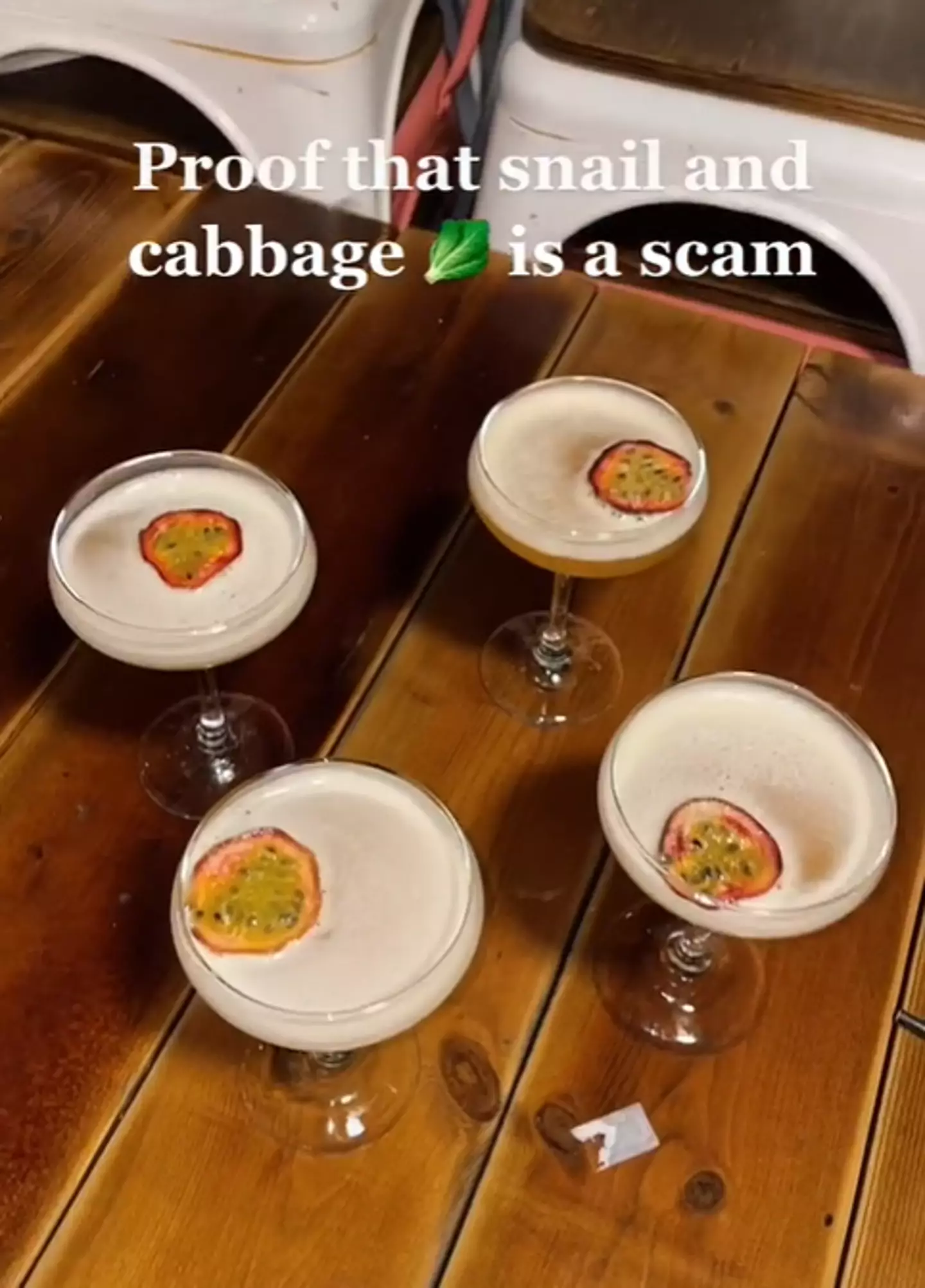 This TikTokker alleges that these cocktails are a scam (