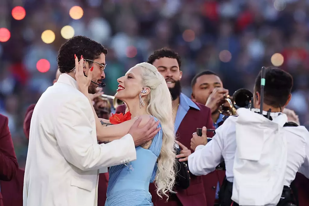 Lady Gaga performed 'Die with a Smile' during the halftime show (Kevin C. Cox / Staff / Getty Images)