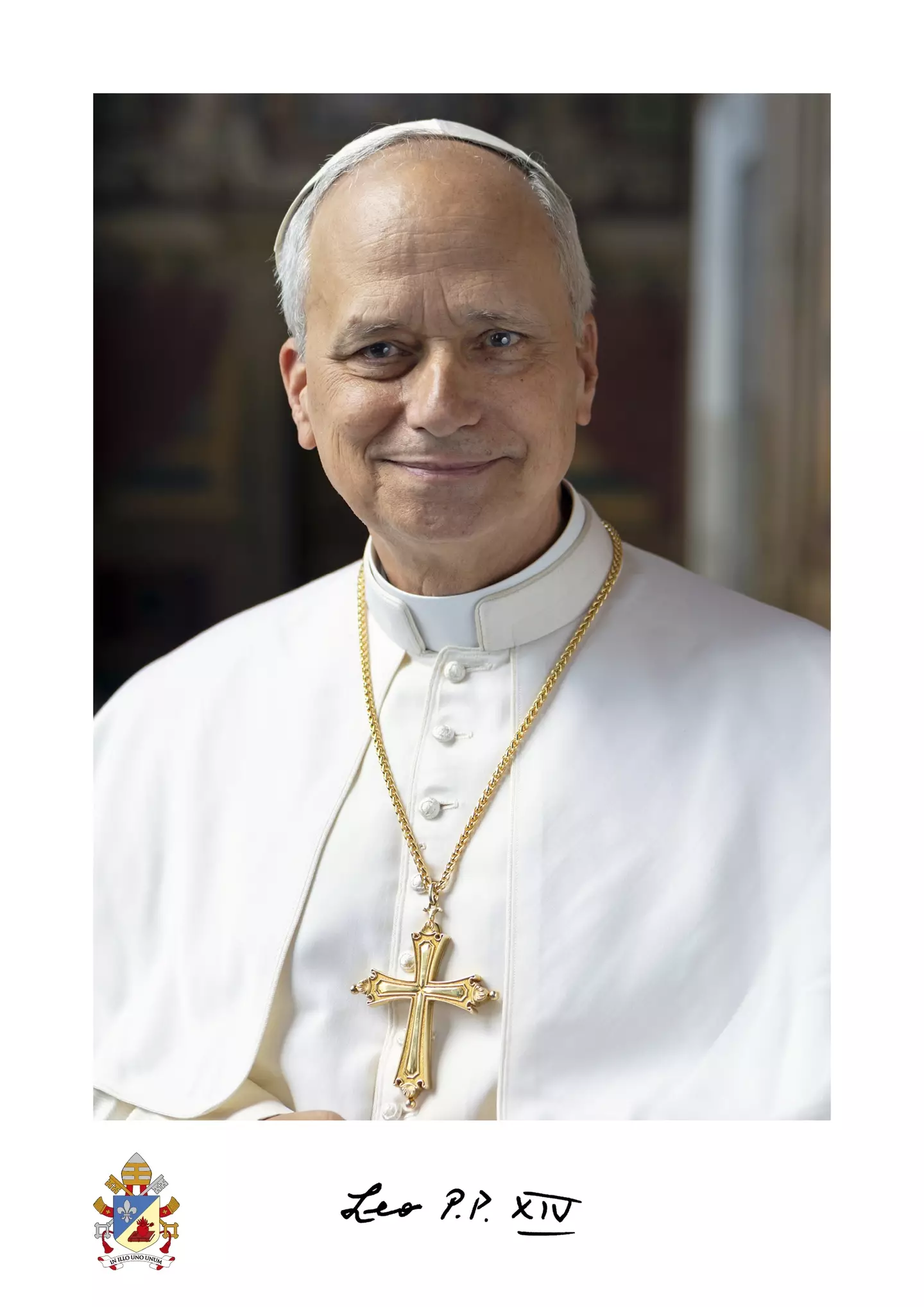 Pope Leo XIV's official papal portrait (Vatican)