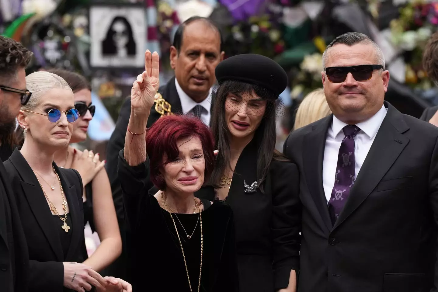 The family attended Ozzy's funeral procession last year (Loannis Alexopoulos/Anadolu via Getty Images)