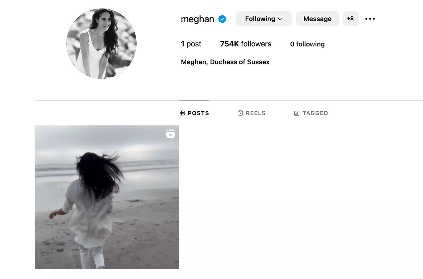 Meghan Markle is officially back on Instagram! (Instagram/@meghan)