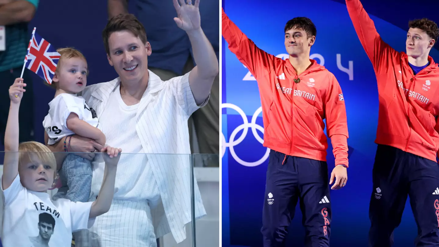 Tom Daley's rarely-seen kids have incredibly heartwarming gesture for dad when he’s diving in Olympics