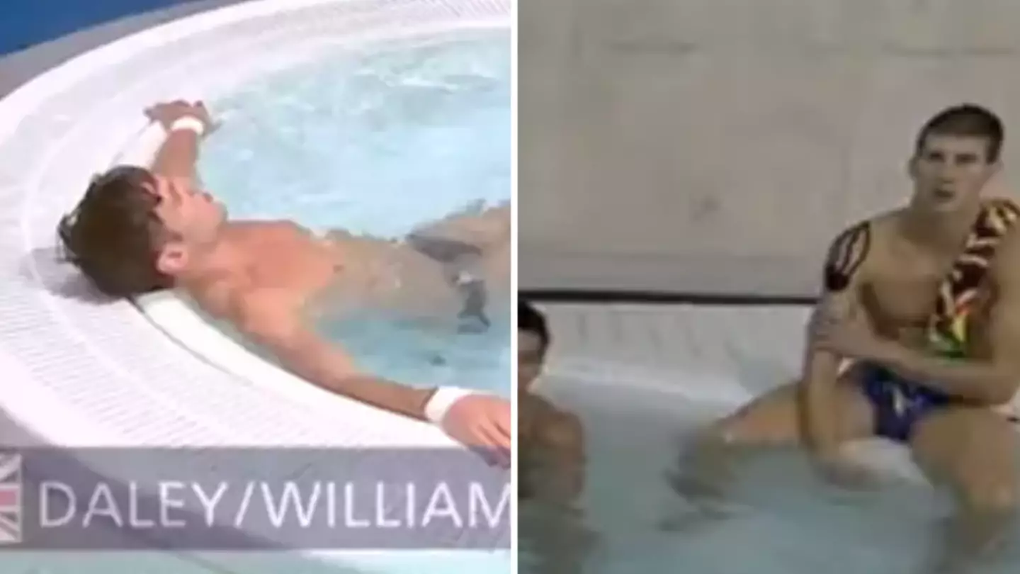 Surprising reason Olympic divers get in hot tub after every dive