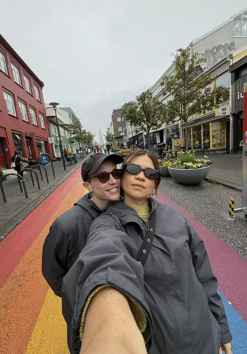 Elliot Page made his red carpet debut with his new girlfriend on Tuesday (23 September) (Instagram/@elliotpage)