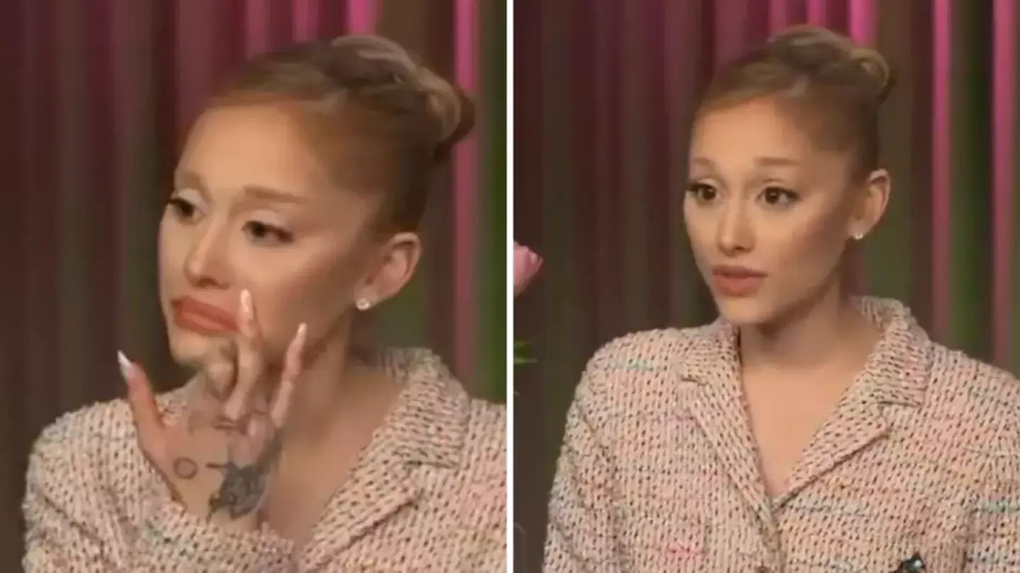 Ariana Grande fights back tears as she addresses criticism over her appearance