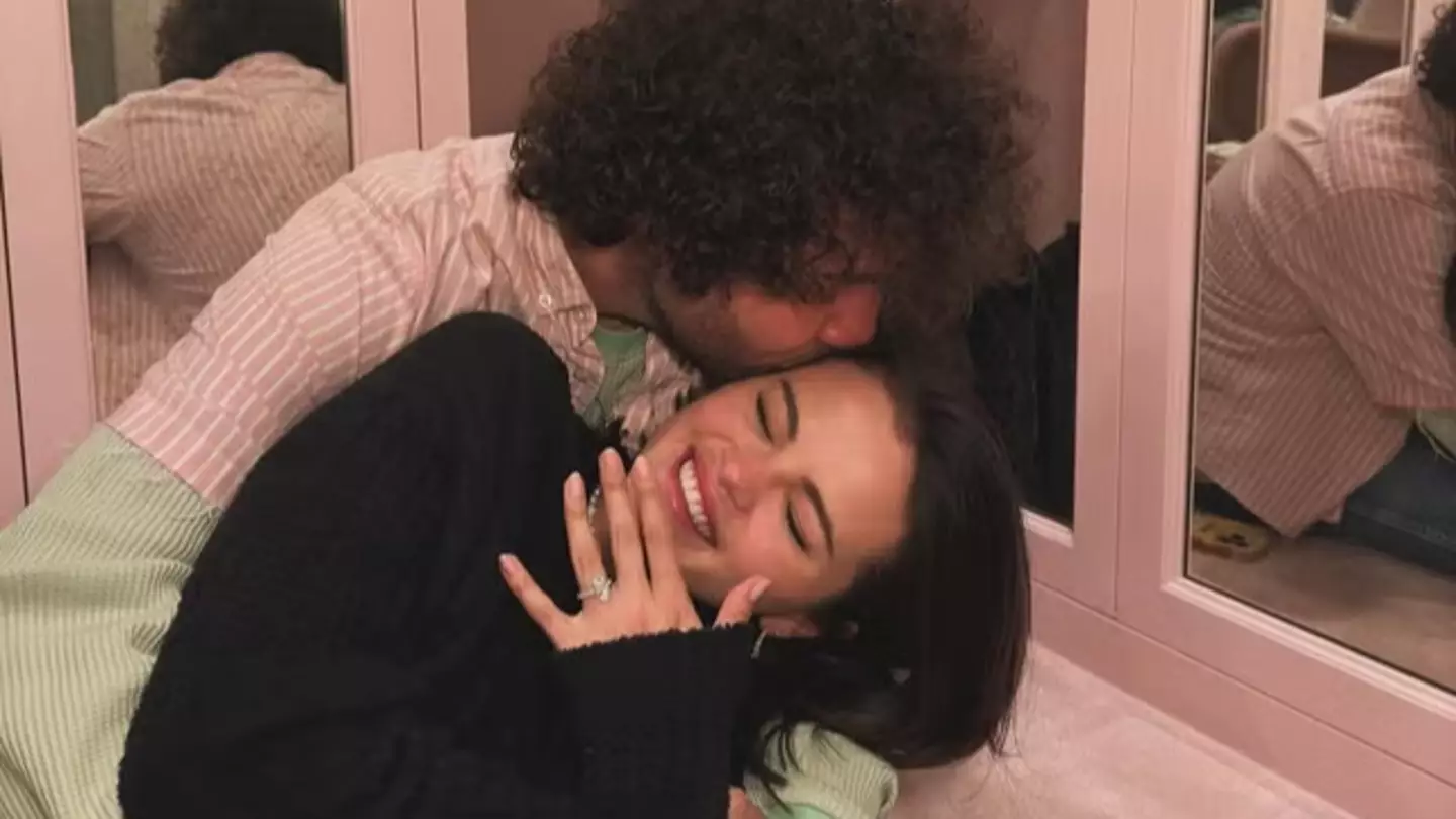 The couple got engaged in December (Instagram/@selenagomez)