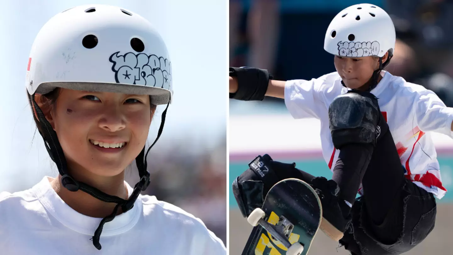 Skateboarder makes history at Olympics days after 'criminal' birth date went viral