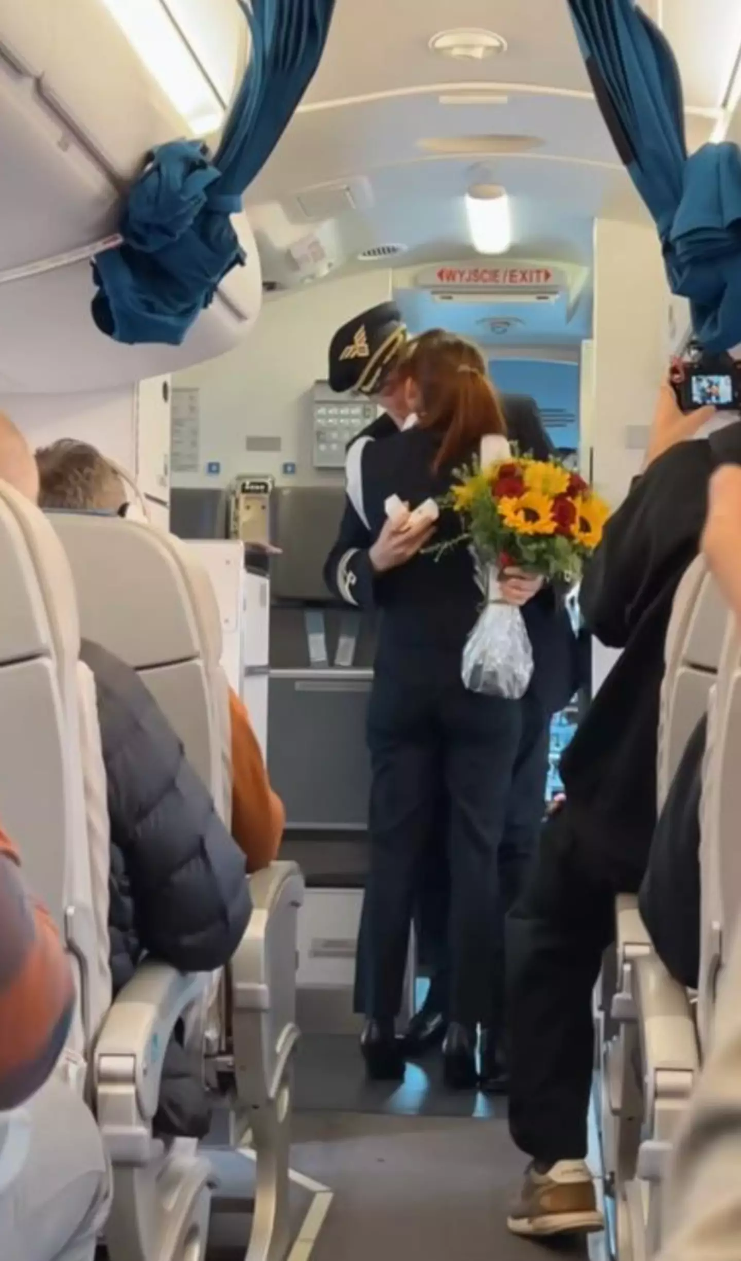 Thankfully, Paula said yes! (LOT Polish Airlines/Facebook)