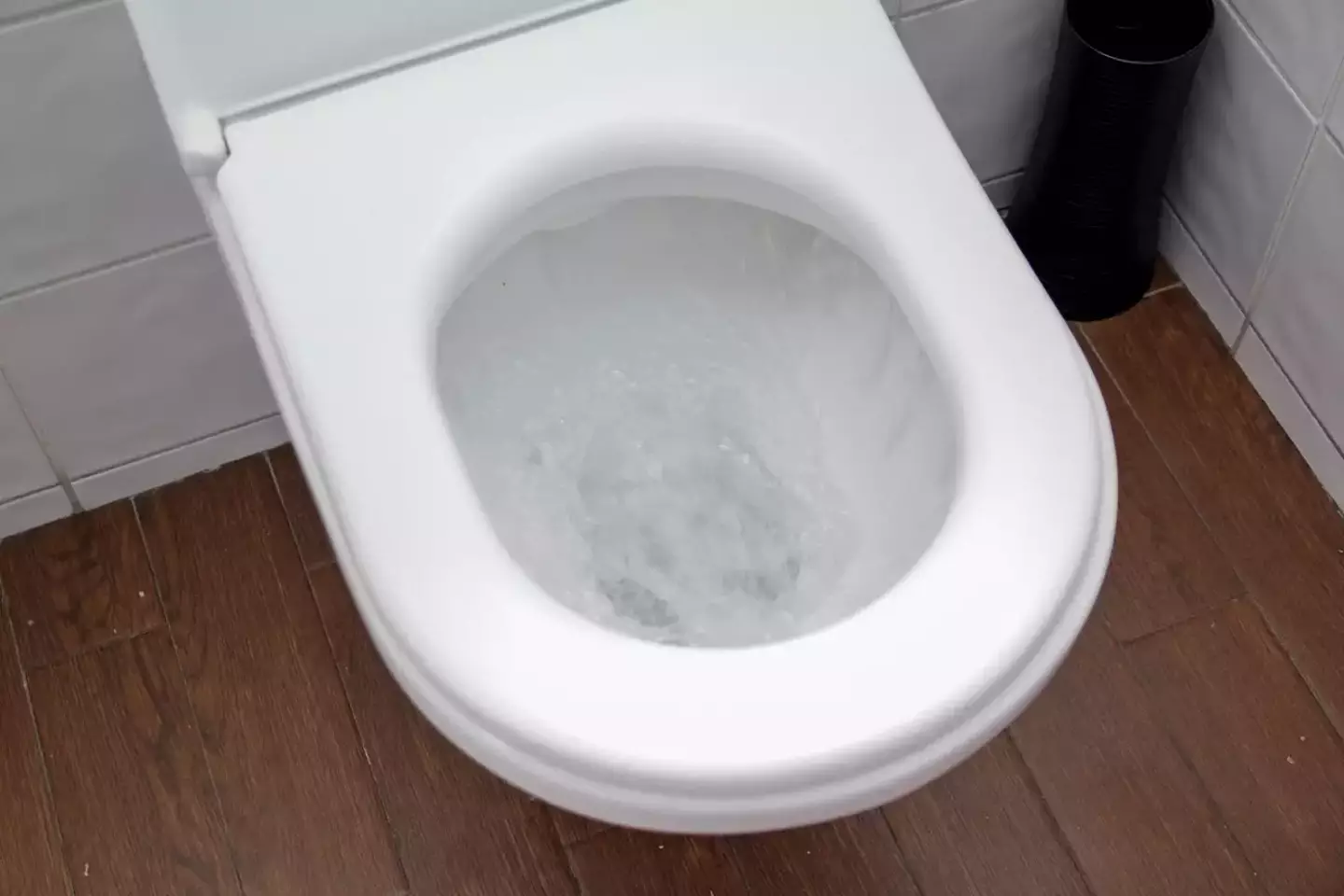 A woman cut off her husband's penis and flushed it down the toilet.