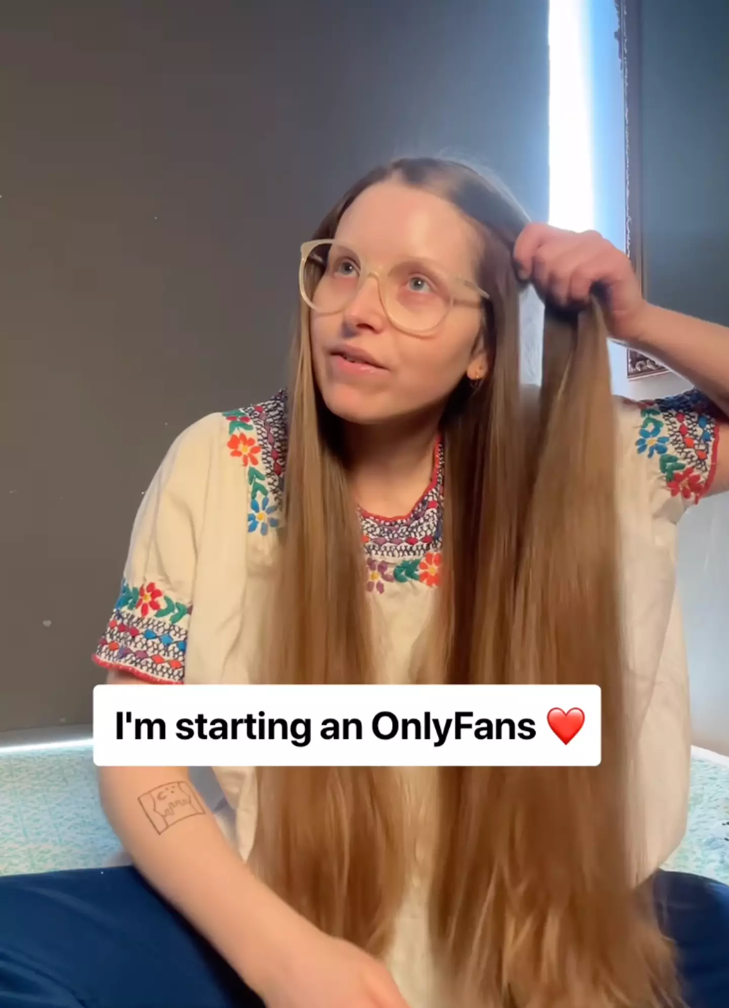 Harry Potter star, Jessie Case, has launched an OnlyFans account and explained the reason behind it (Instagram/@jessiecave)