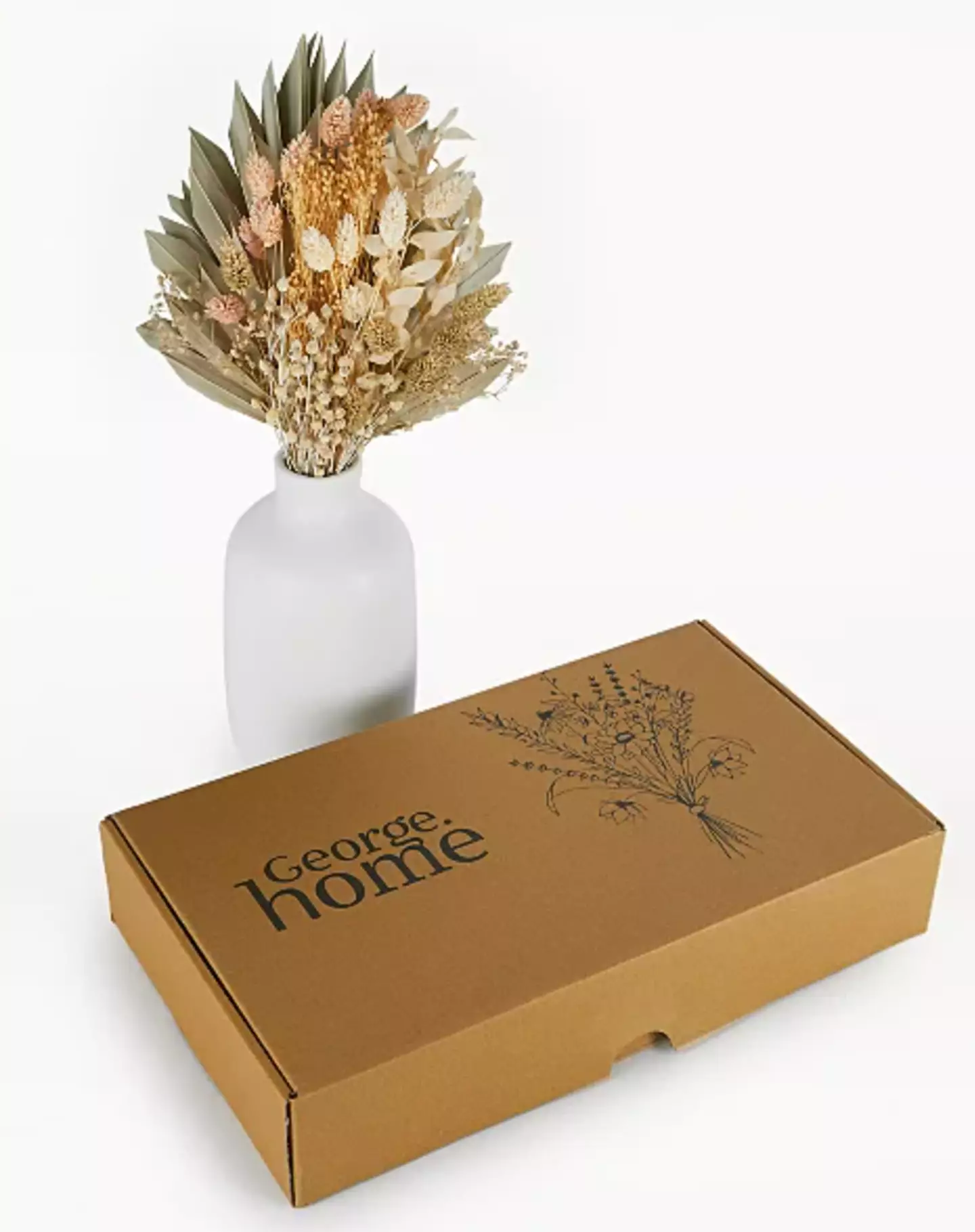 The flowers come in a craft box which makes them the perfect gift (