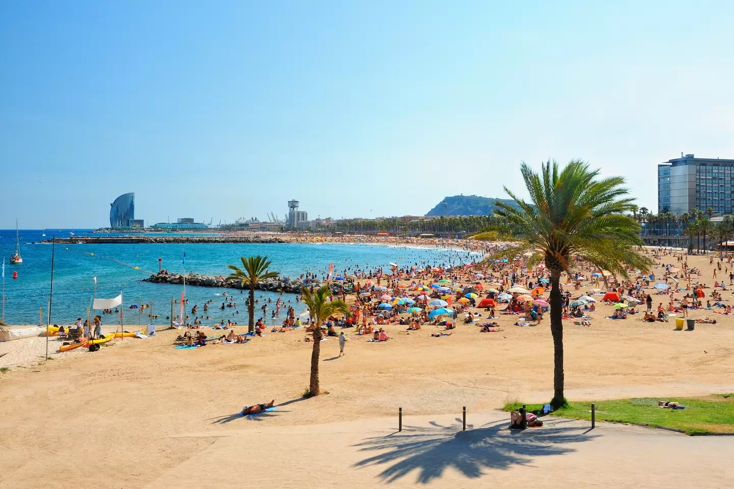 In Barcelona, those who break the rules could face a fine of up to €300 (£254).