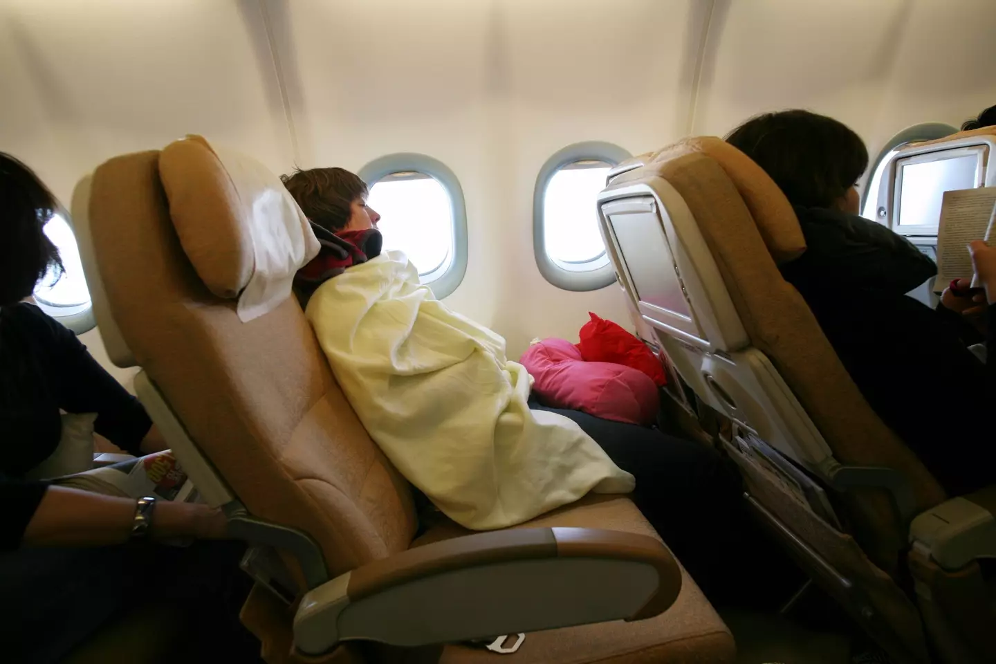 The woman called people who recline their seats too far back on planes as 'inconsiderate'.