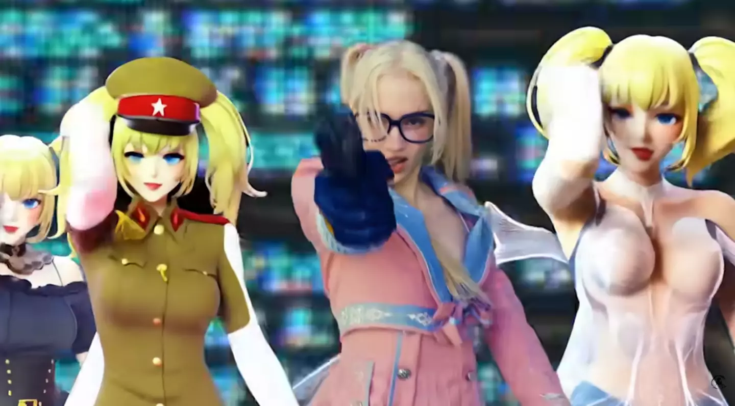 Grimes' face tattoo was visible in her new music video (Nazgul Recording LLC)