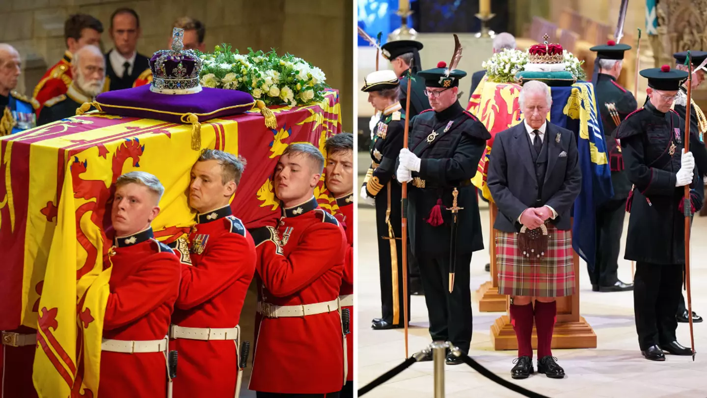 One royal tradition seen when the Queen died left viewers truly disturbed