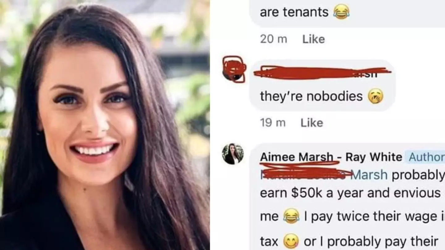 Woman sacked from real estate job defends her comments after mocking renters