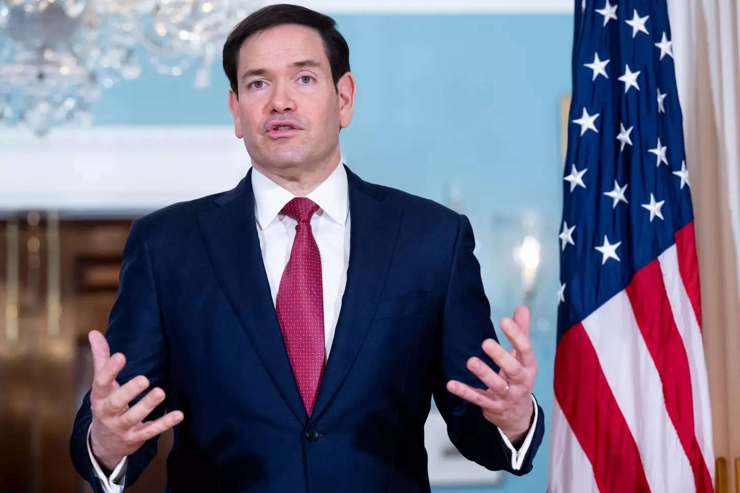 Rubio announced the new legislation (SAUL LOEB / AFP via Getty Images)