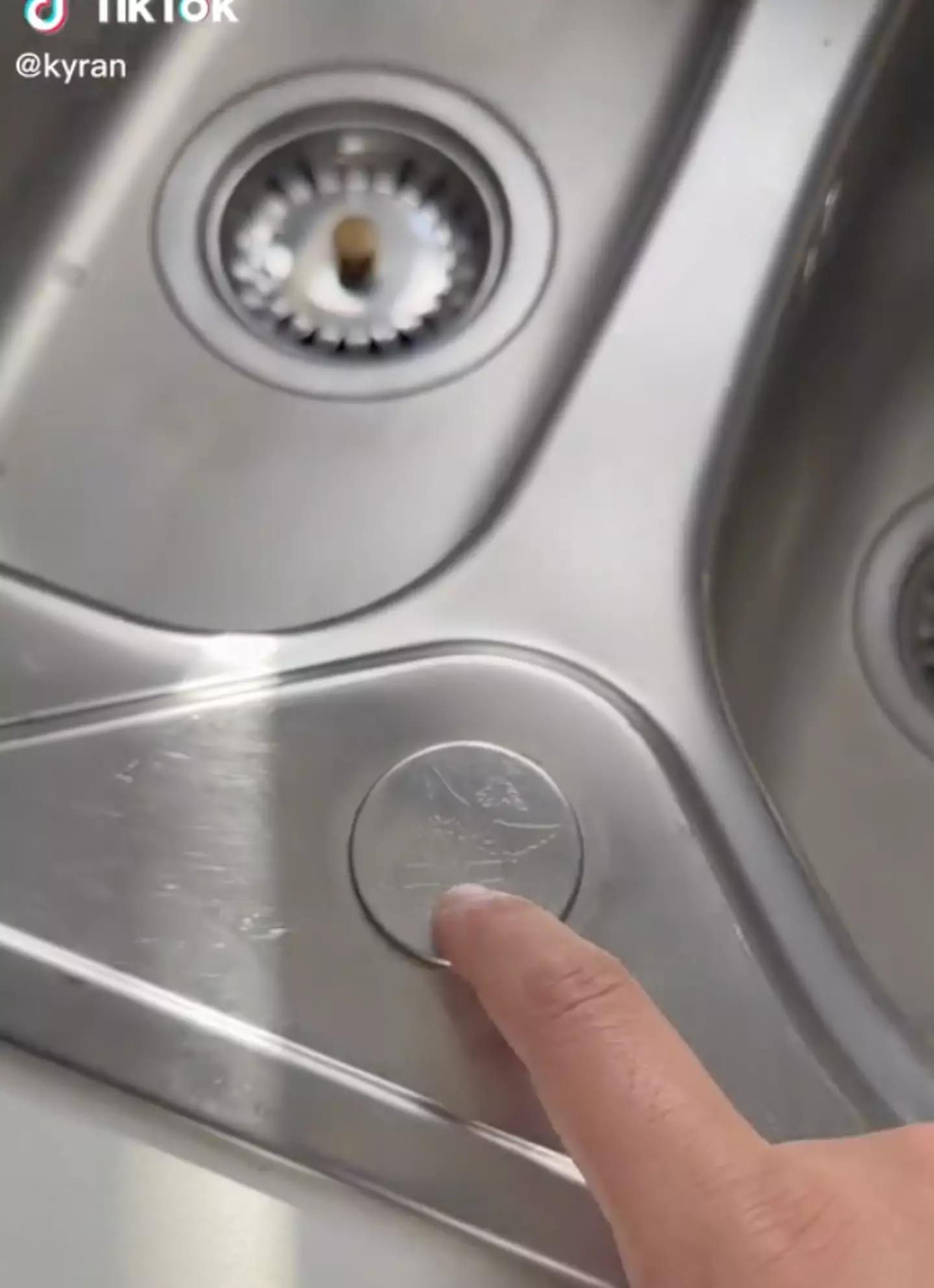 A TikToker has revealed a life hack for the circle on your sink.