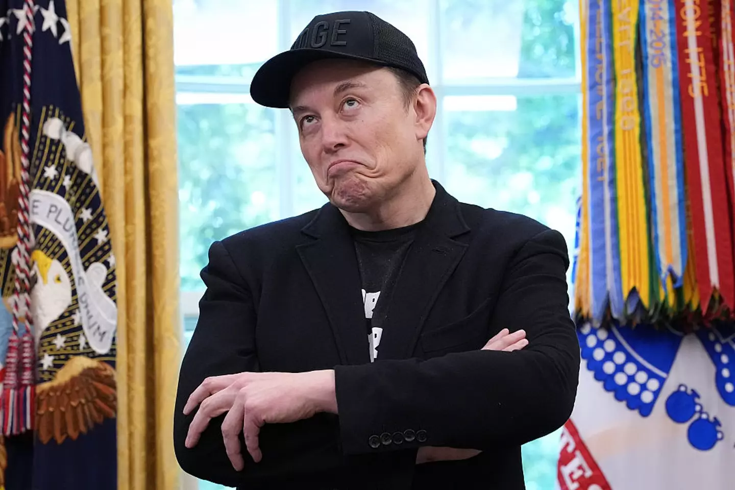 Musk dubbed the Republican party a 'porky pig' party (Kevin Dietsch / Staff / Getty Images)