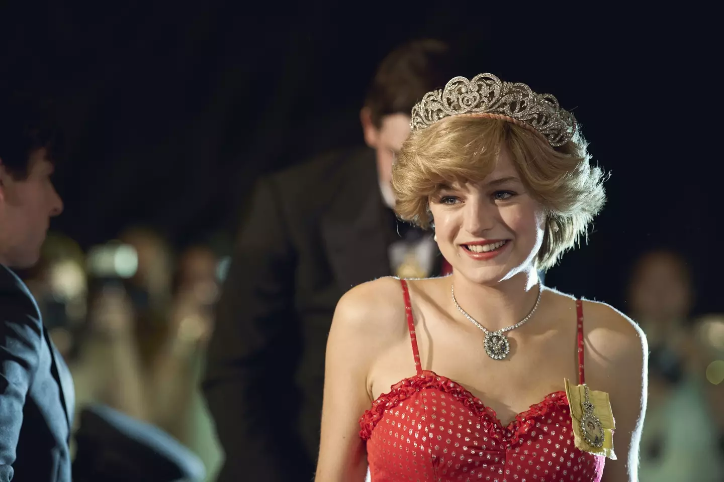 Emma Corrin as Princess Diana.