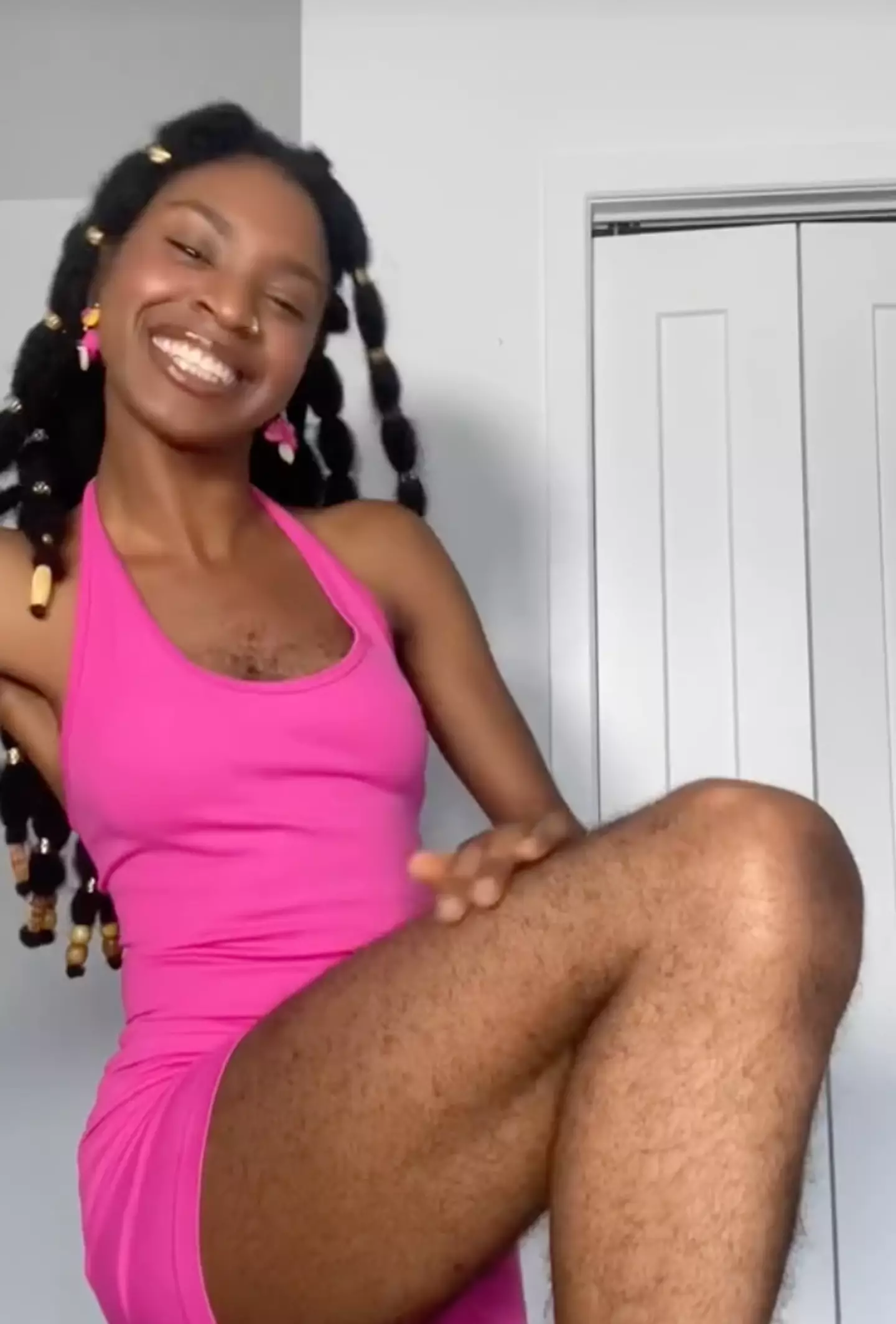 Esie isn't ashamed of her body hair.