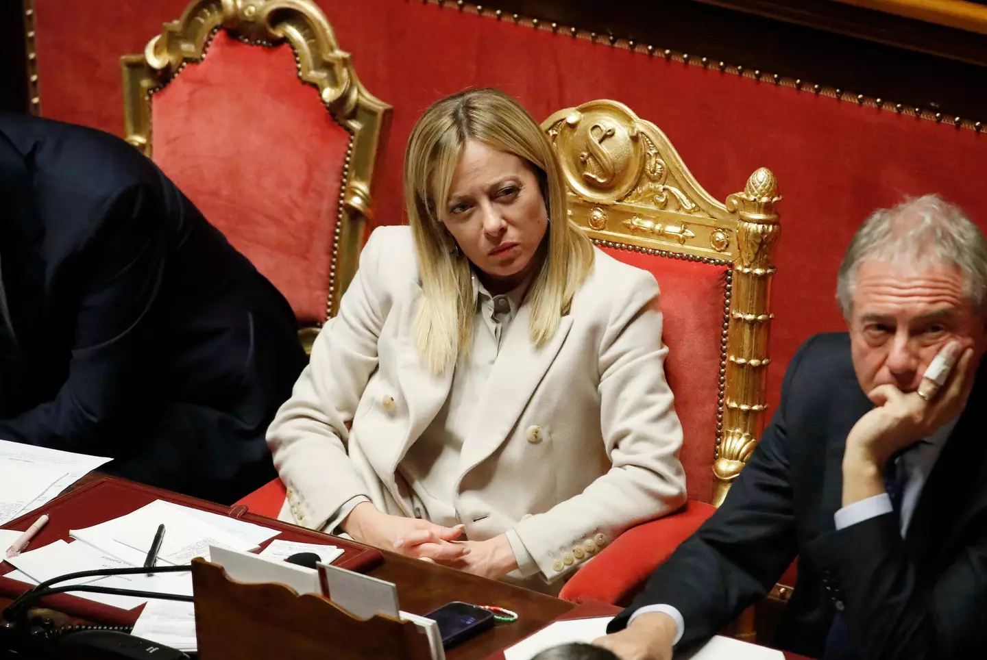 Some onlookers praised Meloni's honesty (Massimo Di Vita/Archivio Massimo Di Vita/Mondadori Portfolio via Getty Images)