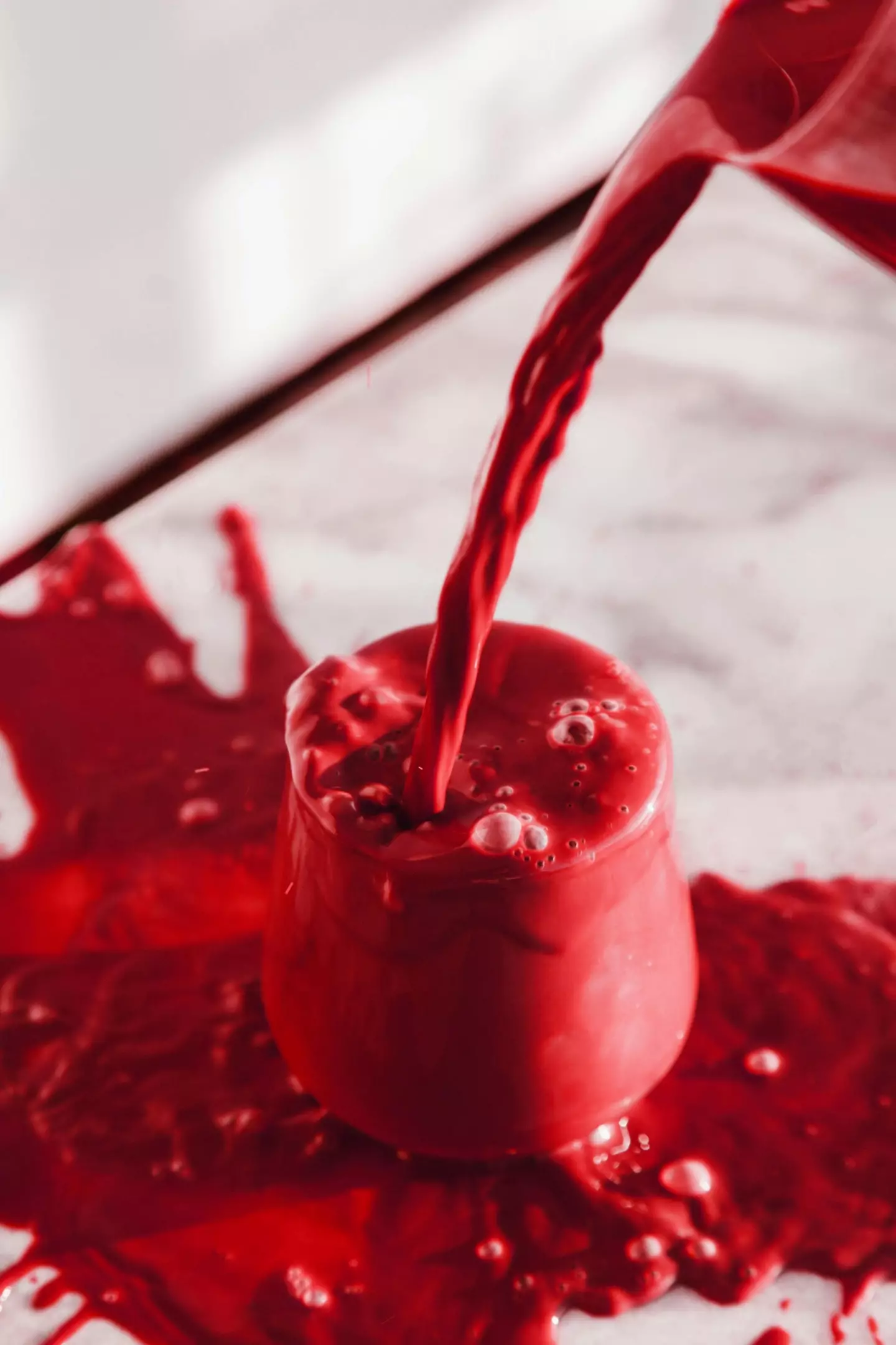 Tart cranberry juice is one of the main components in the 'sleepy girl mocktail'.