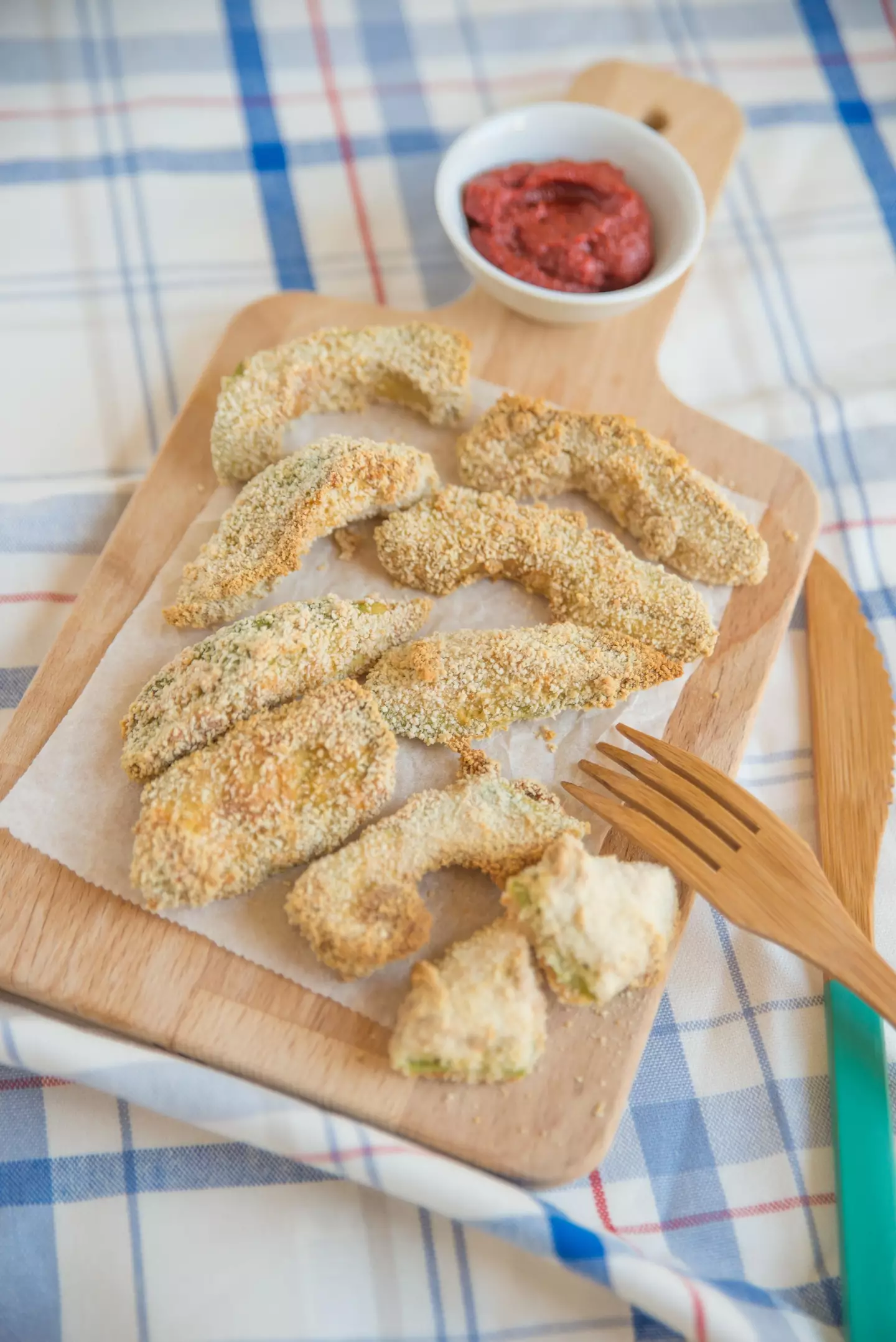 Avocado fries are popular (