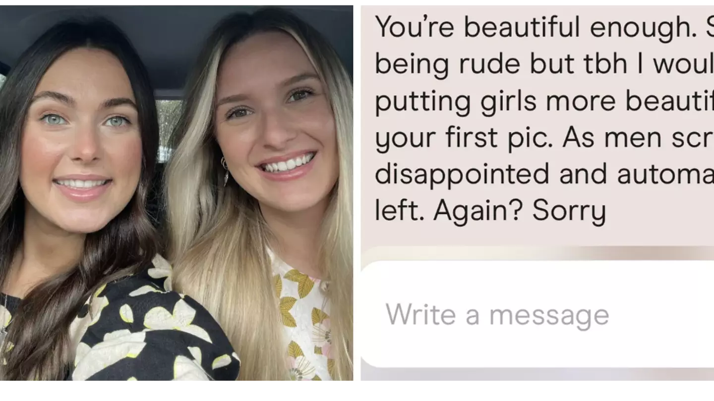 Woman slams match for telling her not to pose next to 'prettier' girls as it will leave men 'disappointed'