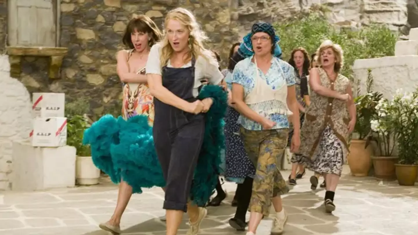 The gang on their way to watch Mamma Mia 3.