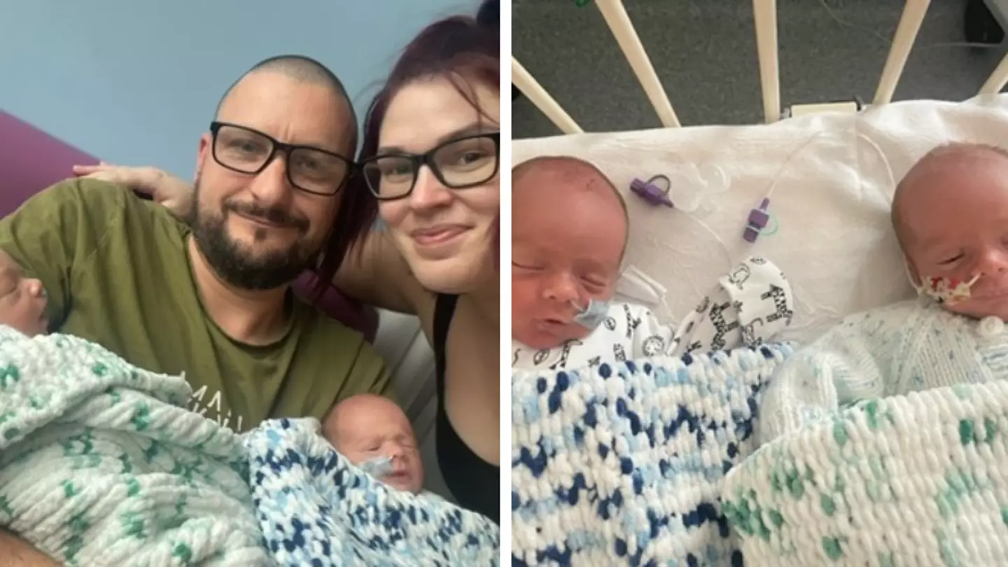 Woman who thought she had stomach bug was actually giving birth to twins