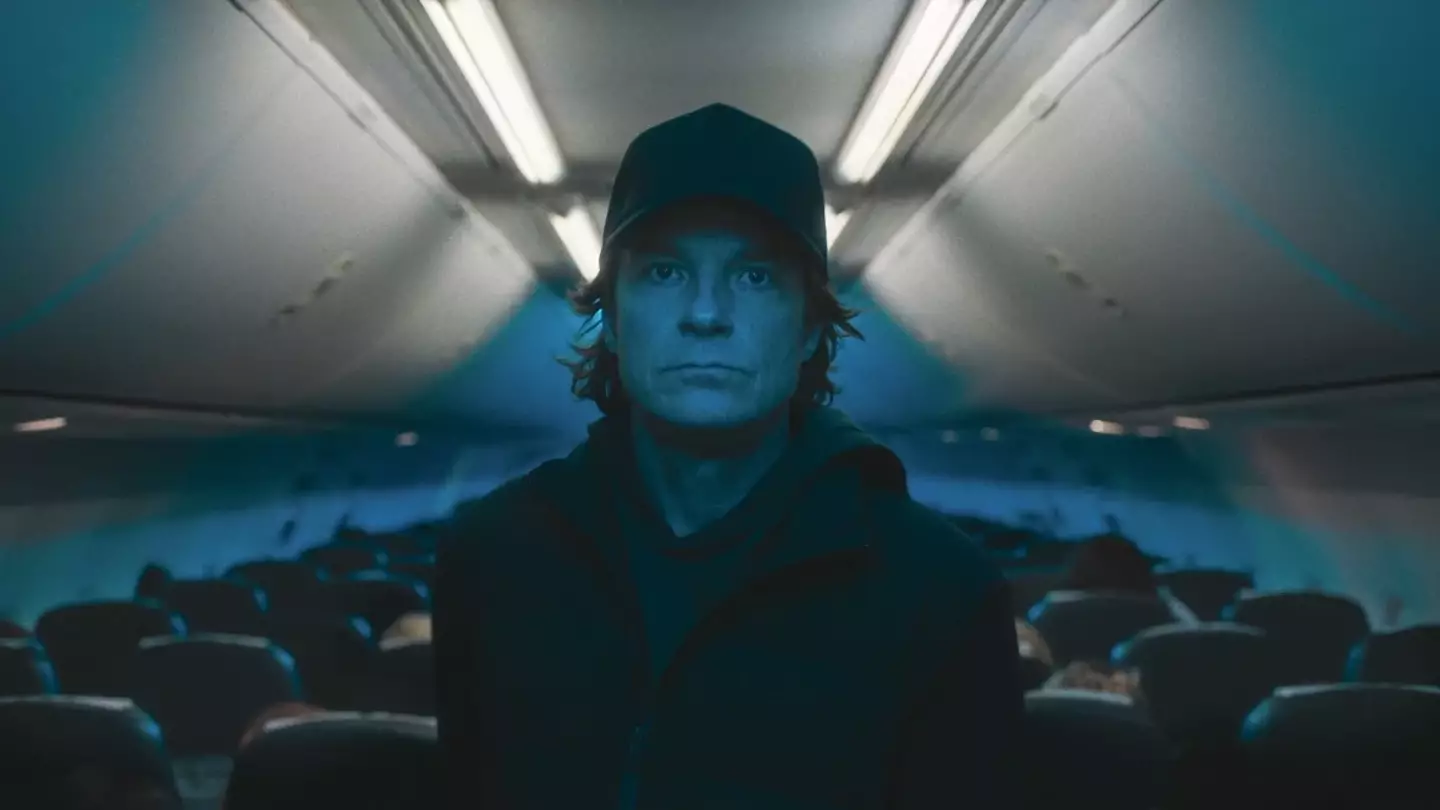 Bateman blackmails the main character in the film (Netflix)