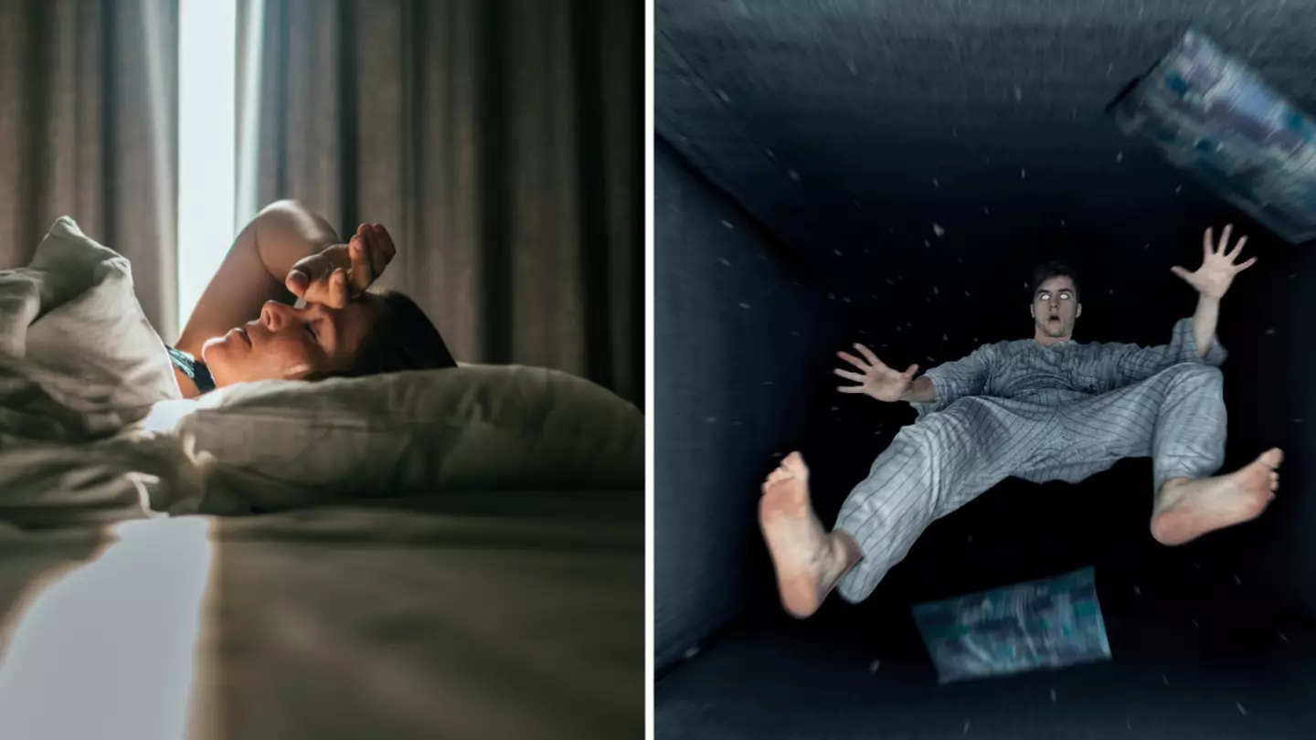 Doctor issues warning to anyone who feels like they’re falling just before they go to sleep
