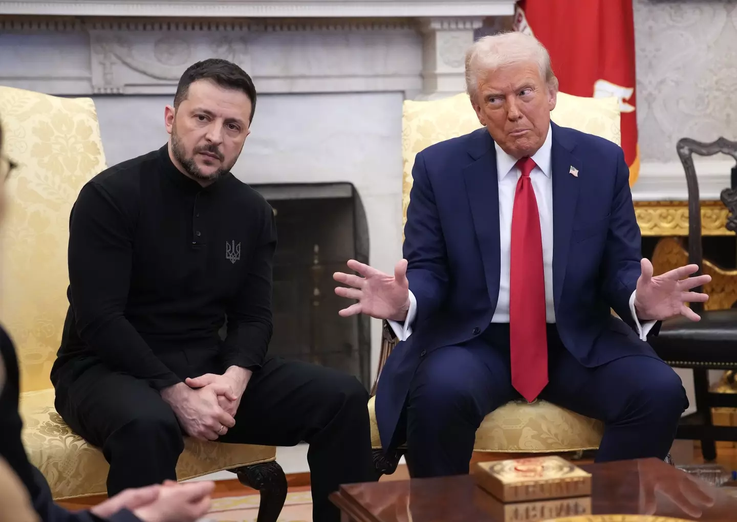 Ukrainian President Volodymyr Zelenskyy's attire was a hot topic at the White House (Andrew Harnik/Getty Images)