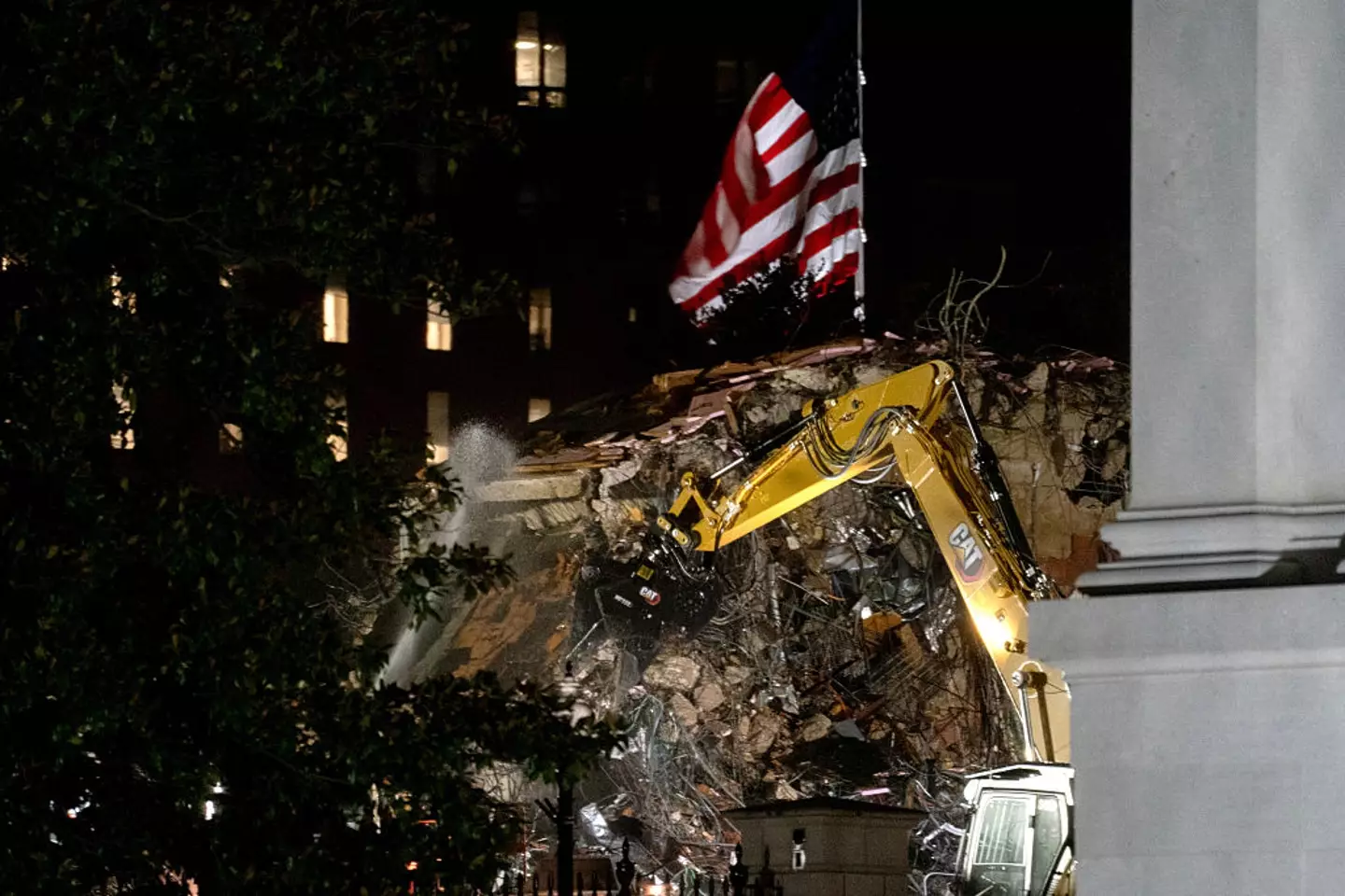 The unexpected demolition has sparked outrage among Americans (Bloomberg/Getty Images)