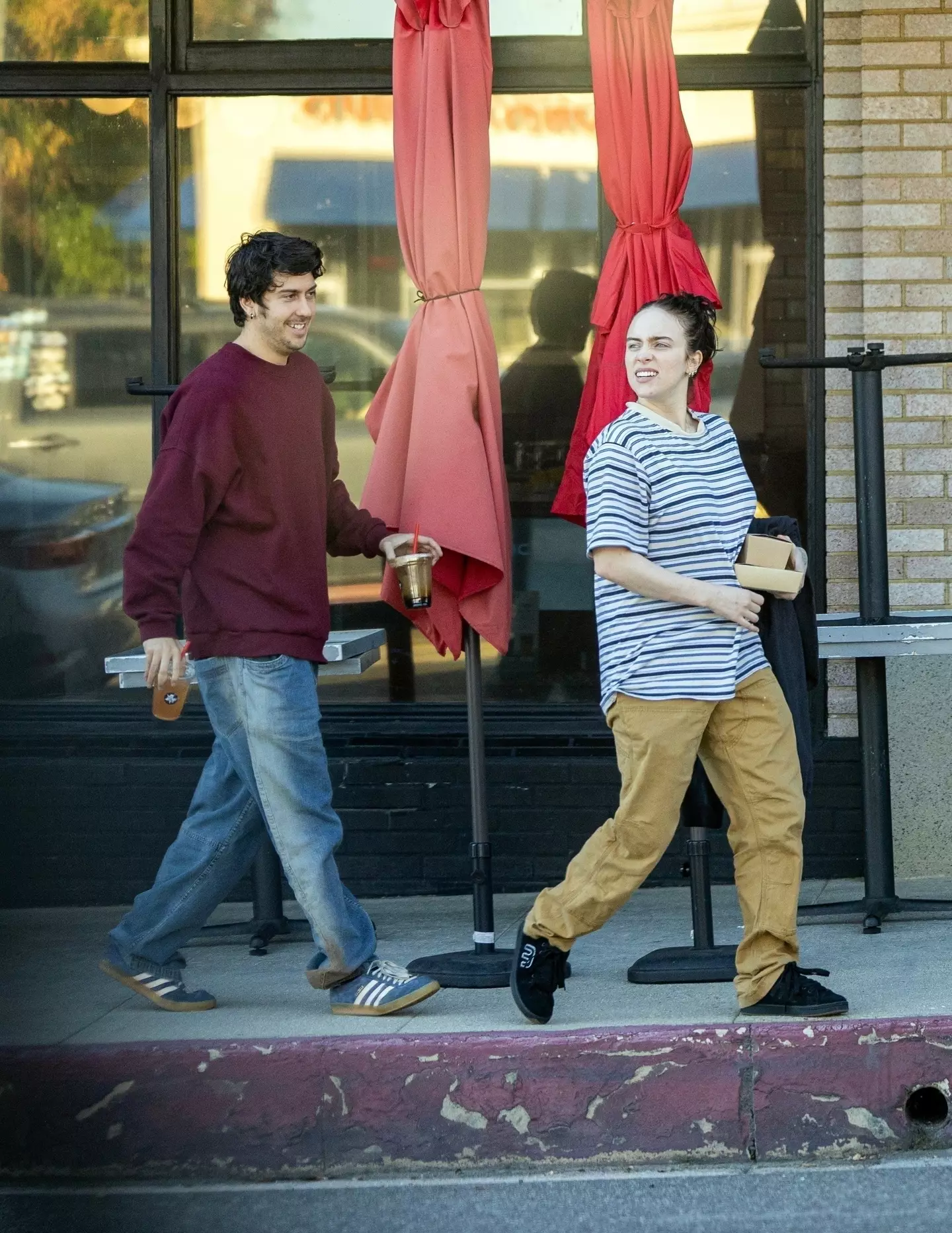 Billie Eilish was spotted out and about with Nat Wolff earlier this week (Backgrid)