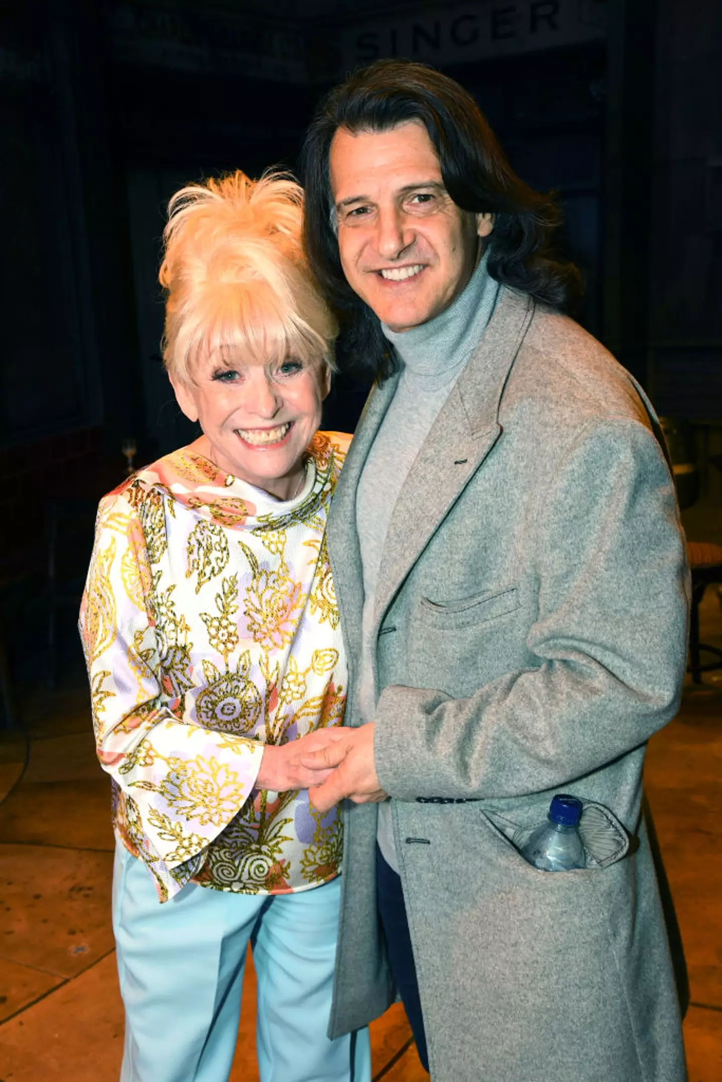 The late Barbara Windsor and husband of 20 years Scott Mitchell.