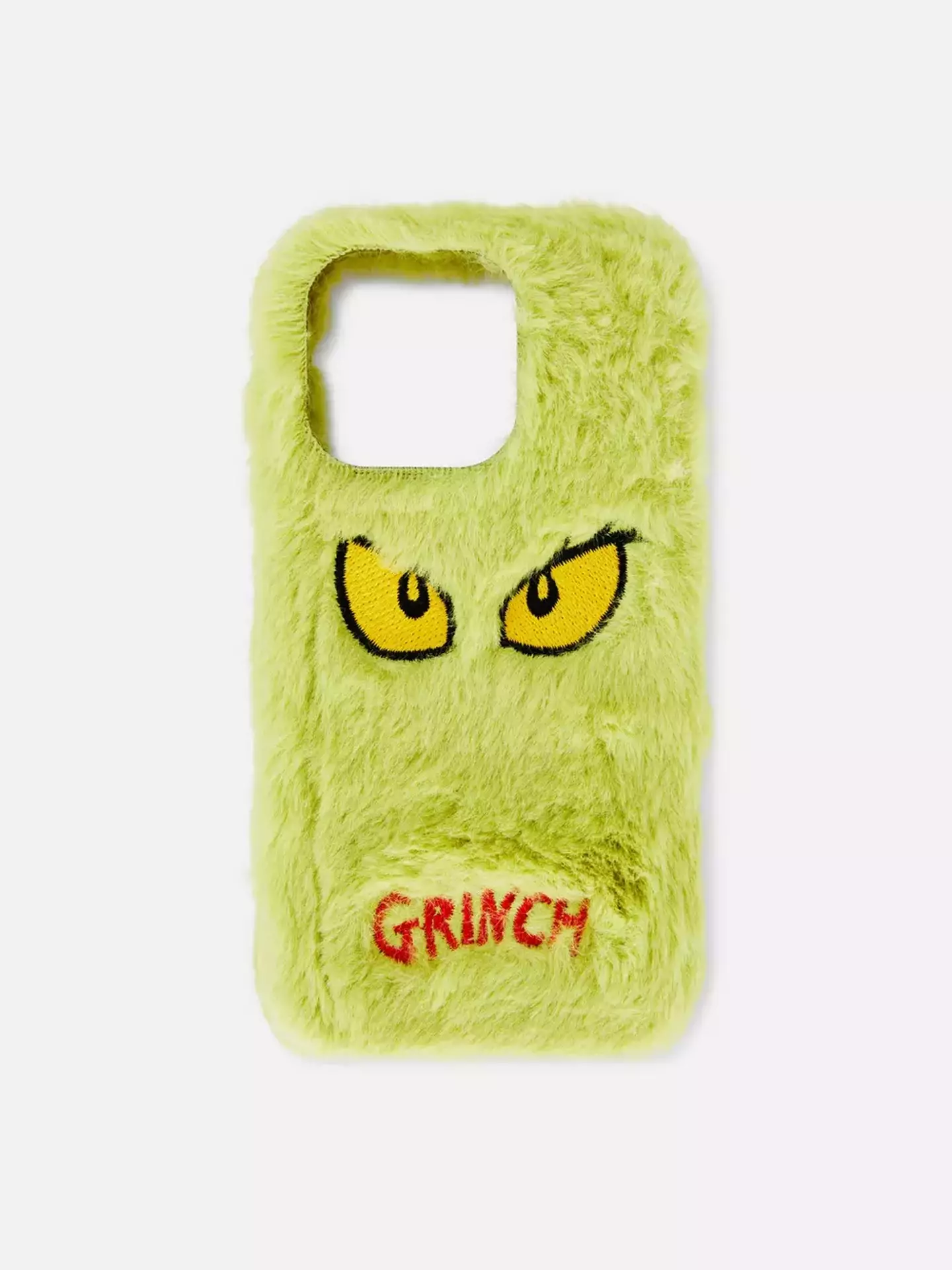 Check out Primark's wild Grinch furry phone case.