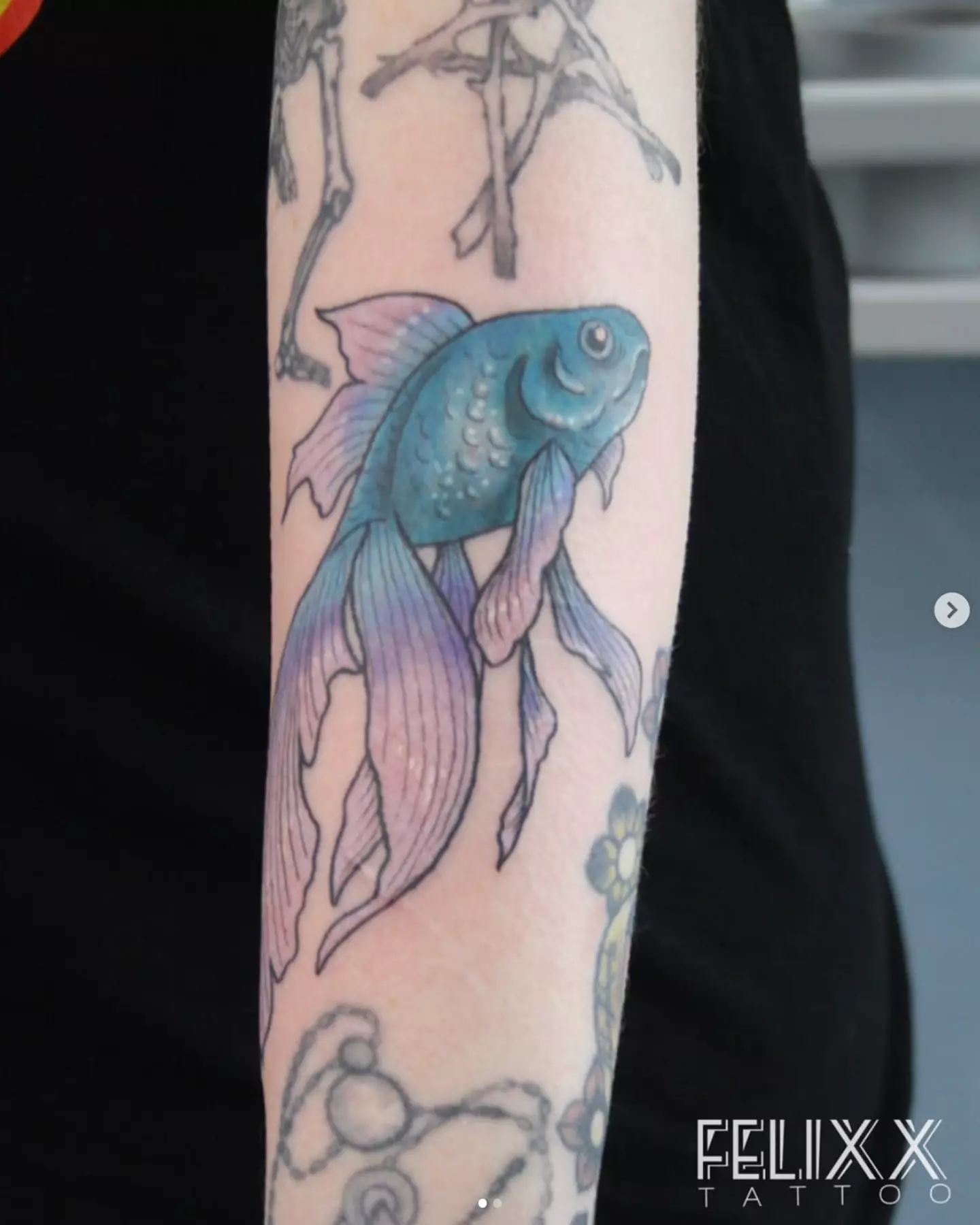 Iskander is based in the UK (Instagram/@felixxtattoo)