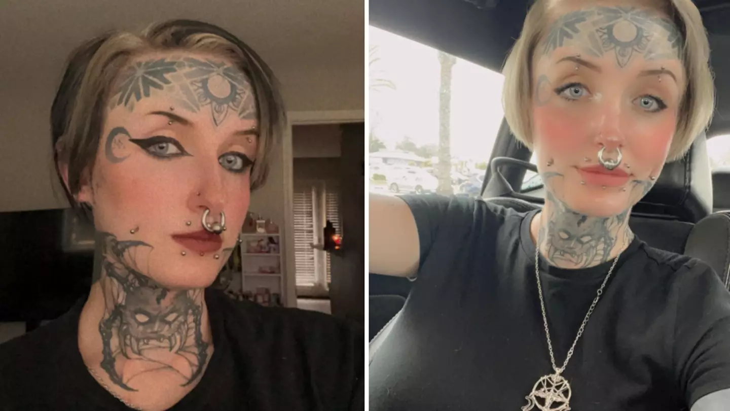 Woman, 23, with face piercings slams store after being rejected ‘over her looks’
