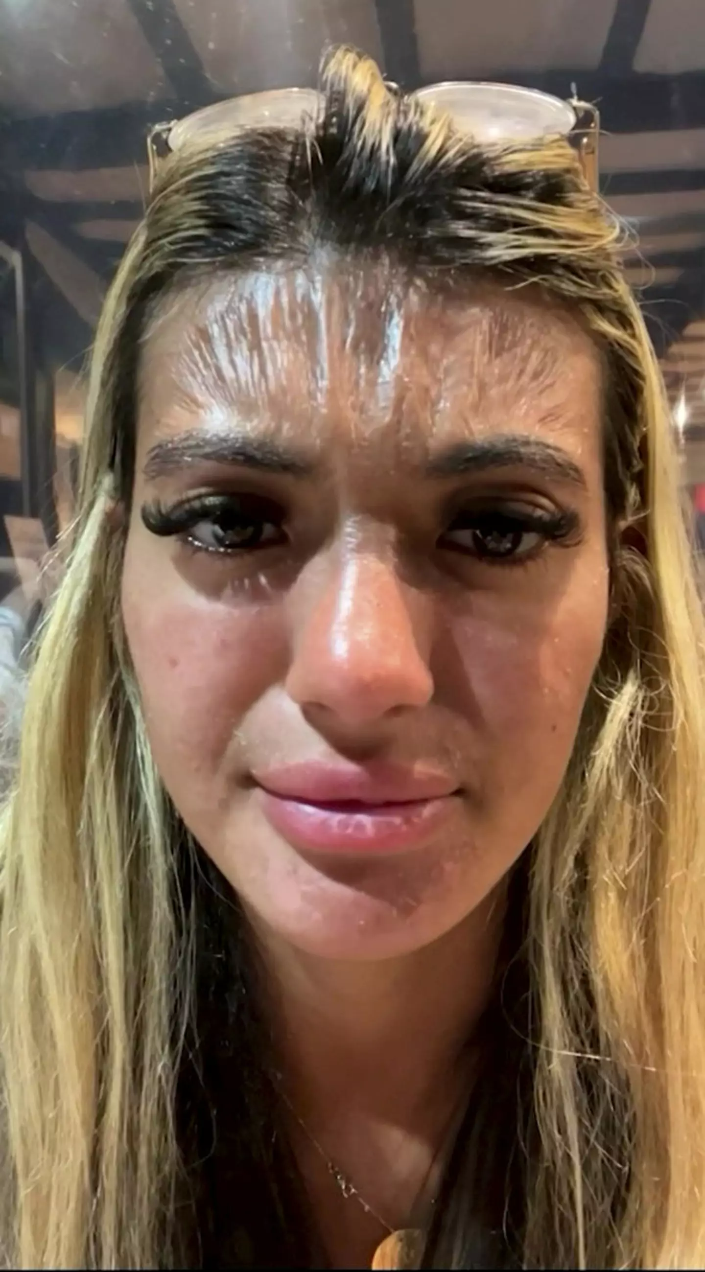 Sirin's skin was so tight it looked like plastic.