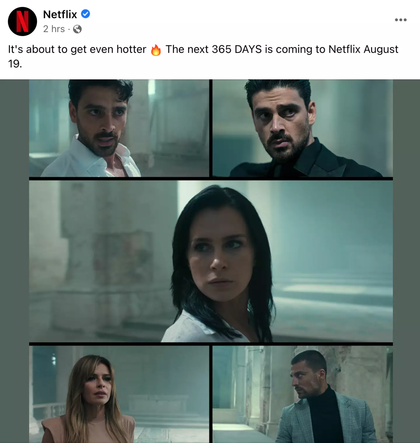 Netflix has announced the next 365 Days instalment...