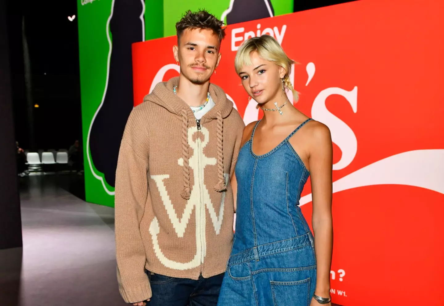 Romeo Beckham and his long-term girlfriend Mia Regan have split.