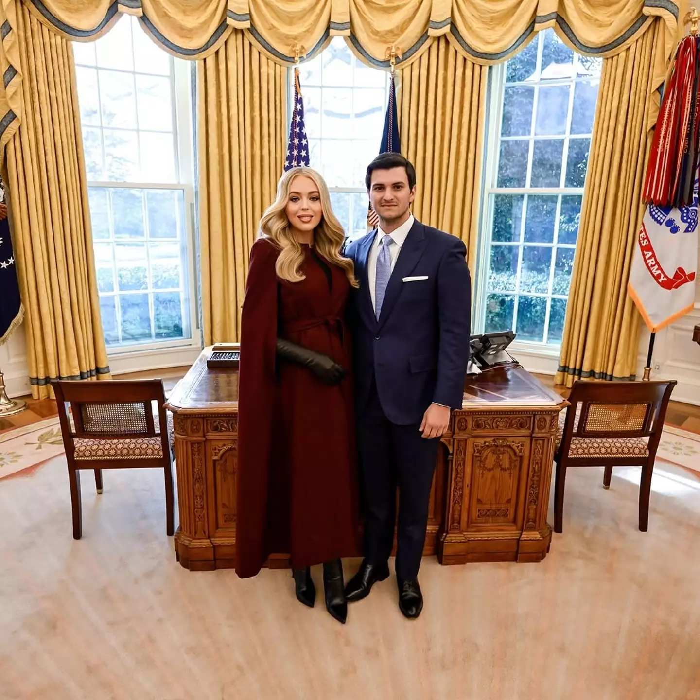 Tiffany with husband Michael Boulos (Instagram/@tiffanytrump)