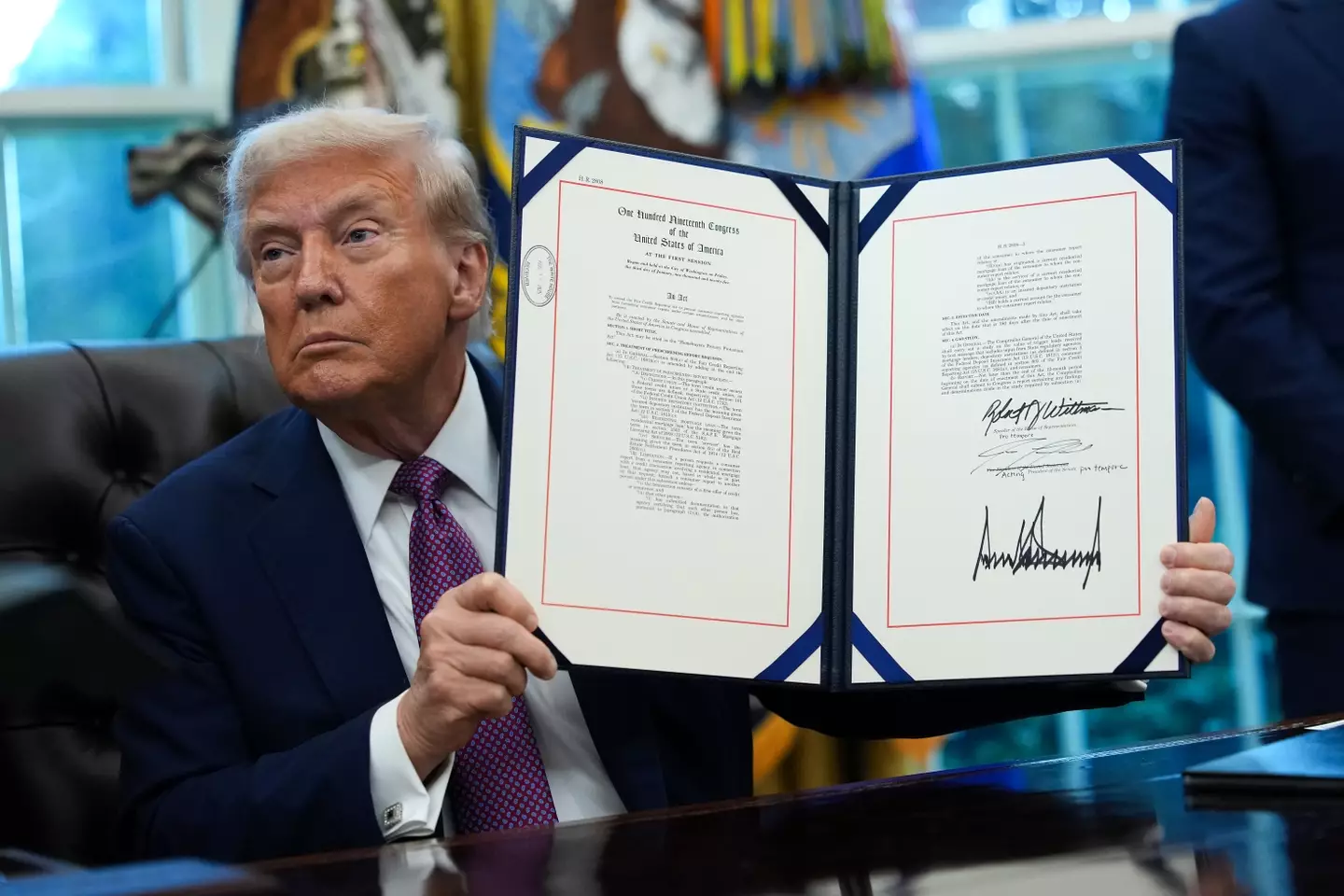 Donald Trump has issued some strong comments on targeting drug traffickers (Kevin Dietsch/Getty Images)